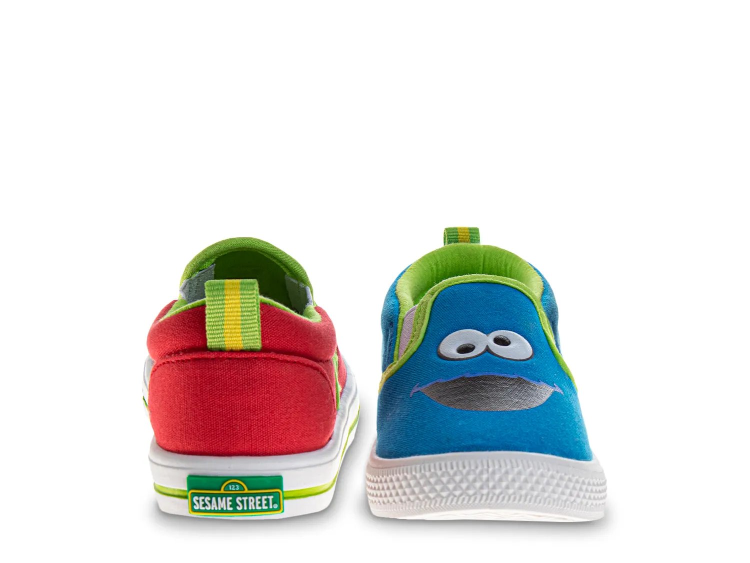 Sesame Street Cookie Monster & Elmo Slip-On Sneaker - Kids'