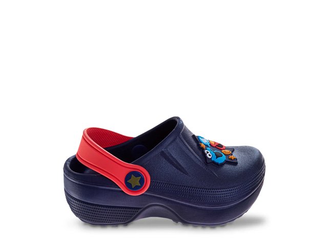 Sesame Street Elmo and Cookie Monster Clog - Kids'