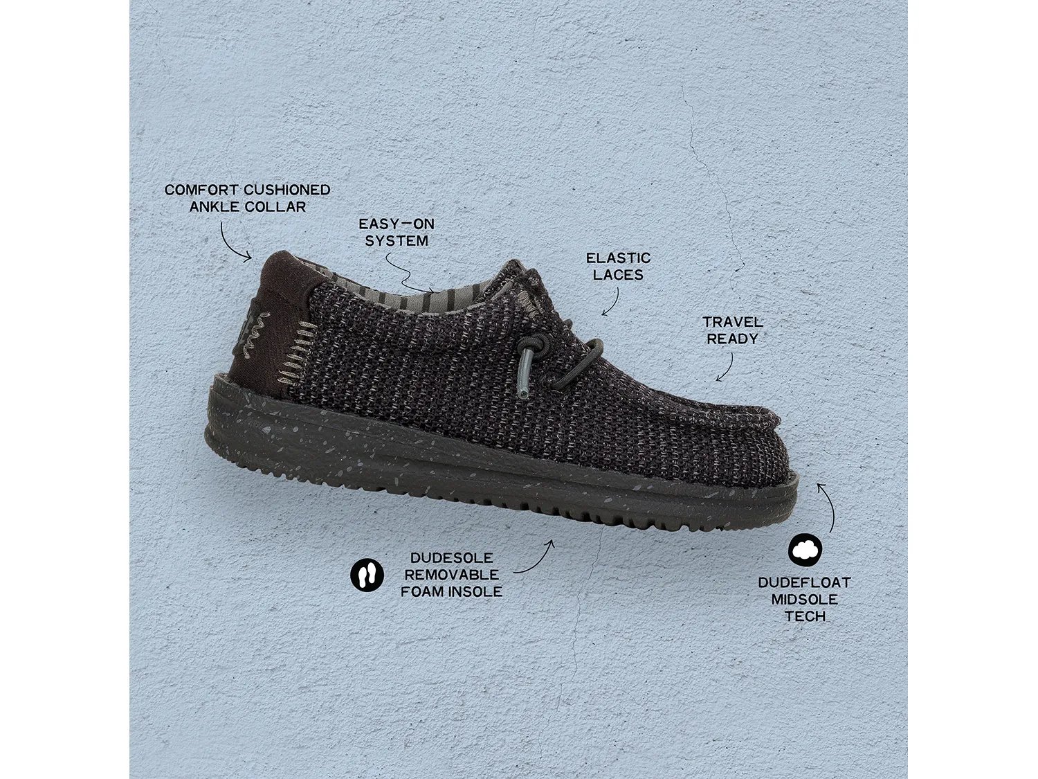 Wally Stretch Sox Slip-On