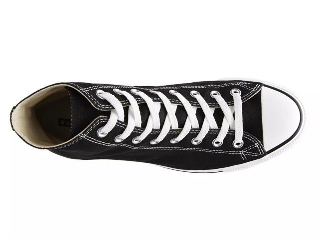 Converse high all black best sale