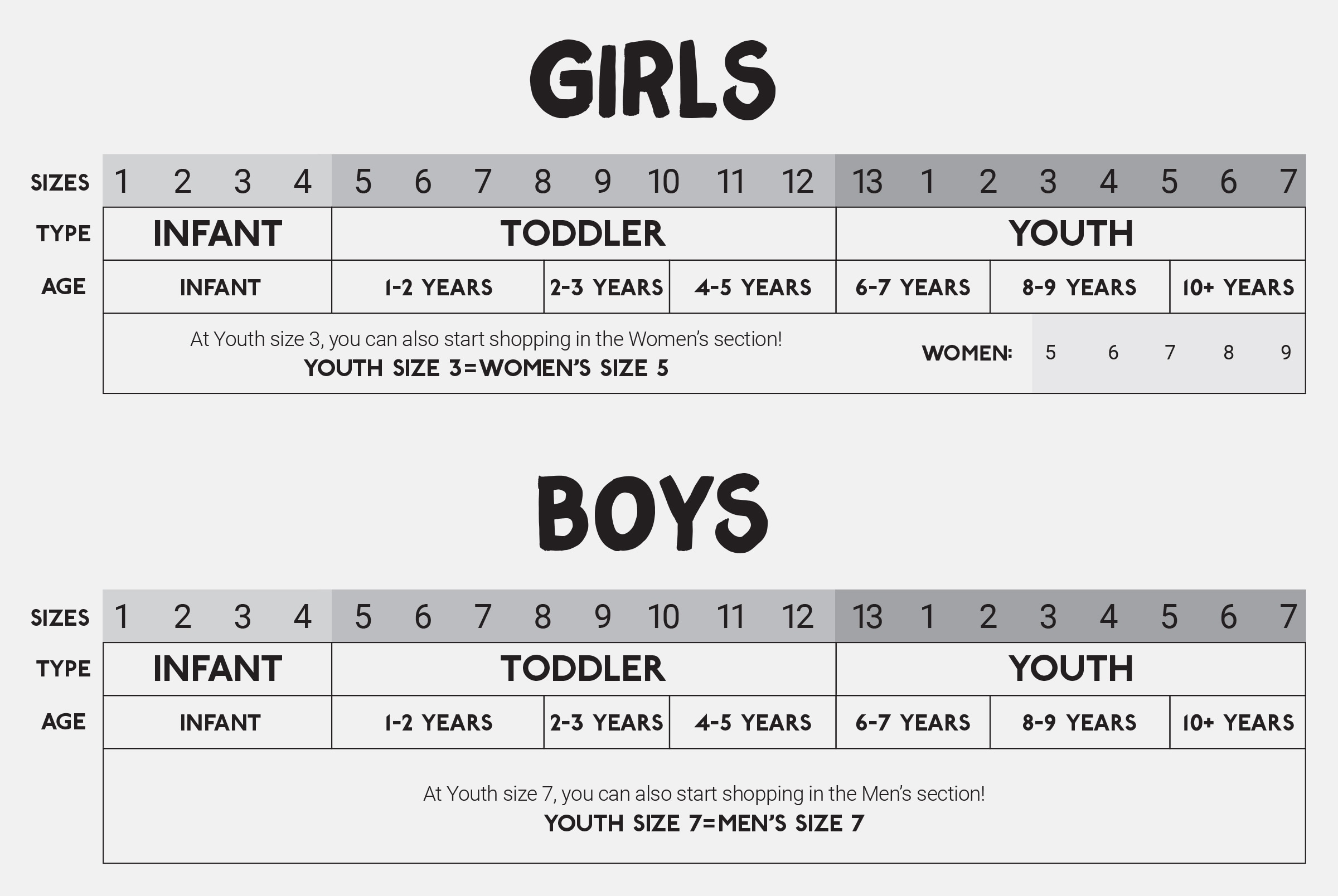 Featured image of post Infant Baby Shoes Size Chart / Printable kids shoe size chart (pdf).