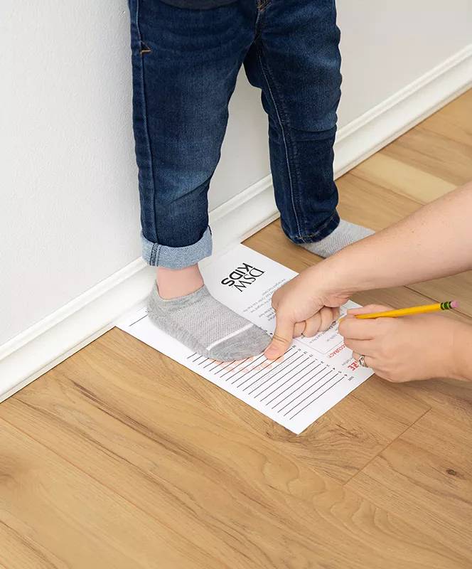 Kids Shoe Size Chart & Measuring Tips