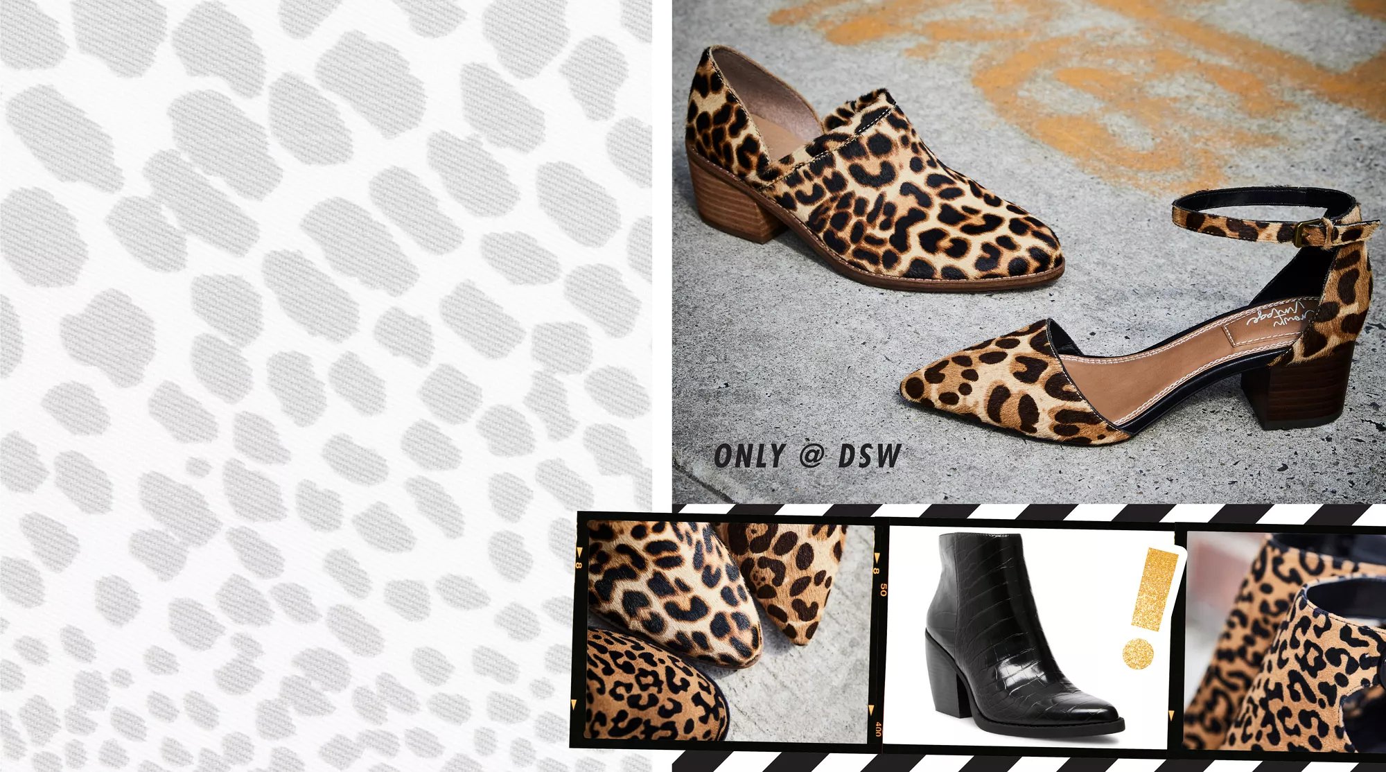 dsw leopard print booties