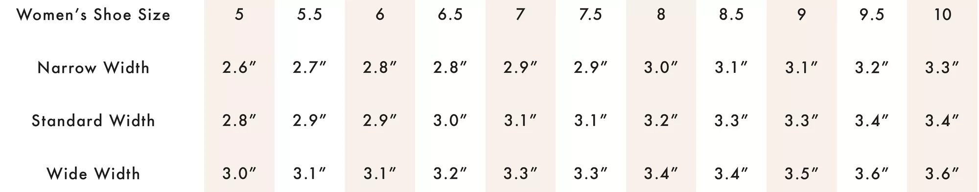 teva sandals size guide