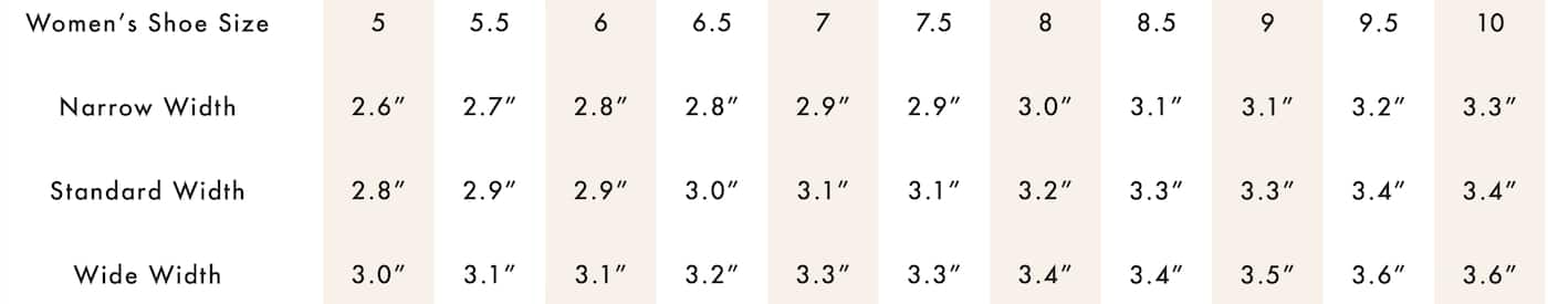 Boots Sizing | Measure Boot Width | DSW