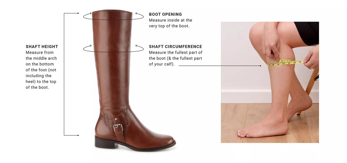 Boots Sizing Guide Measure Boot Width DSW