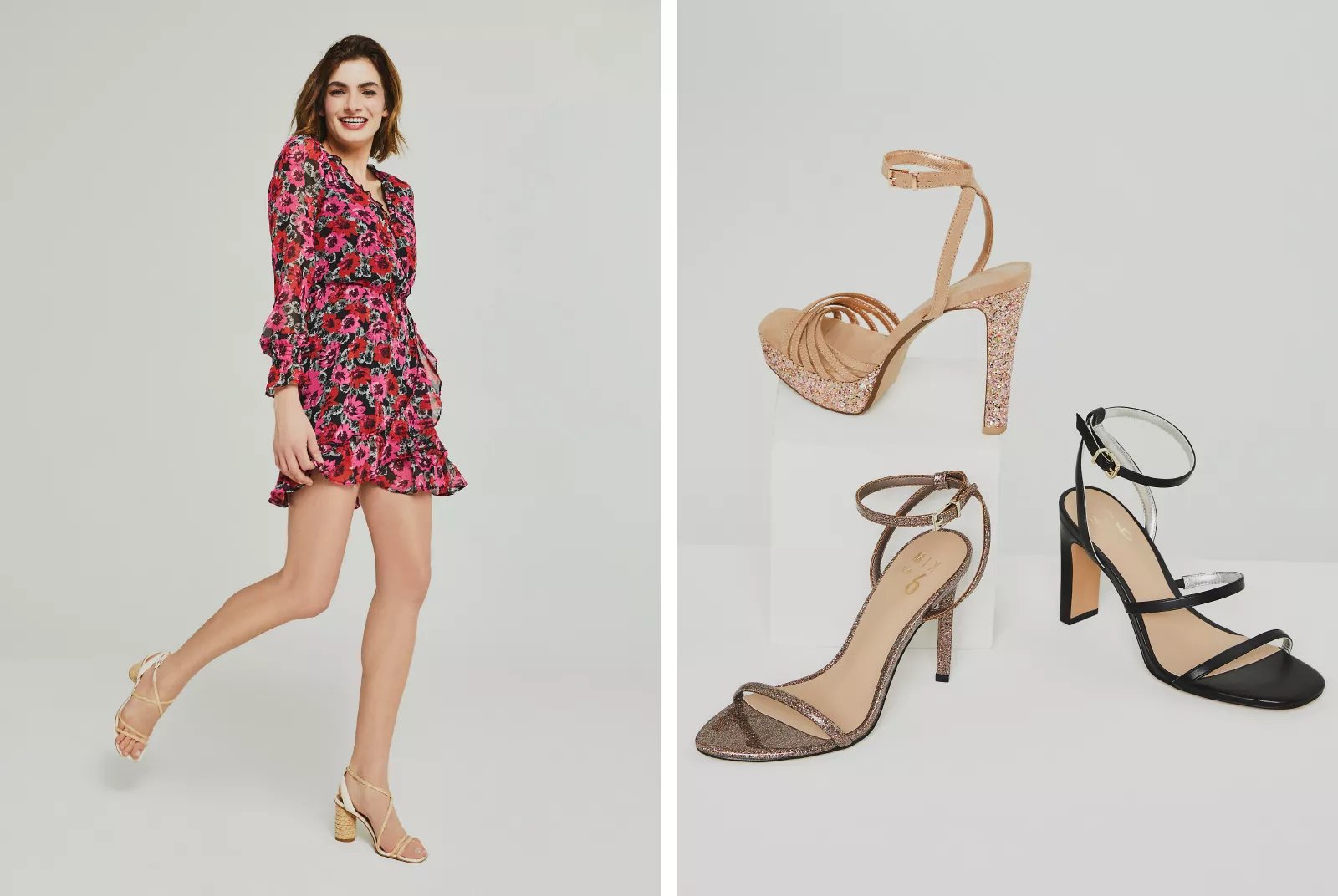 dsw lucite heels