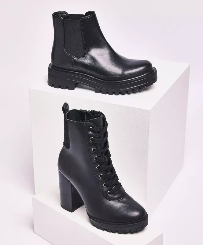 dsw leather boots