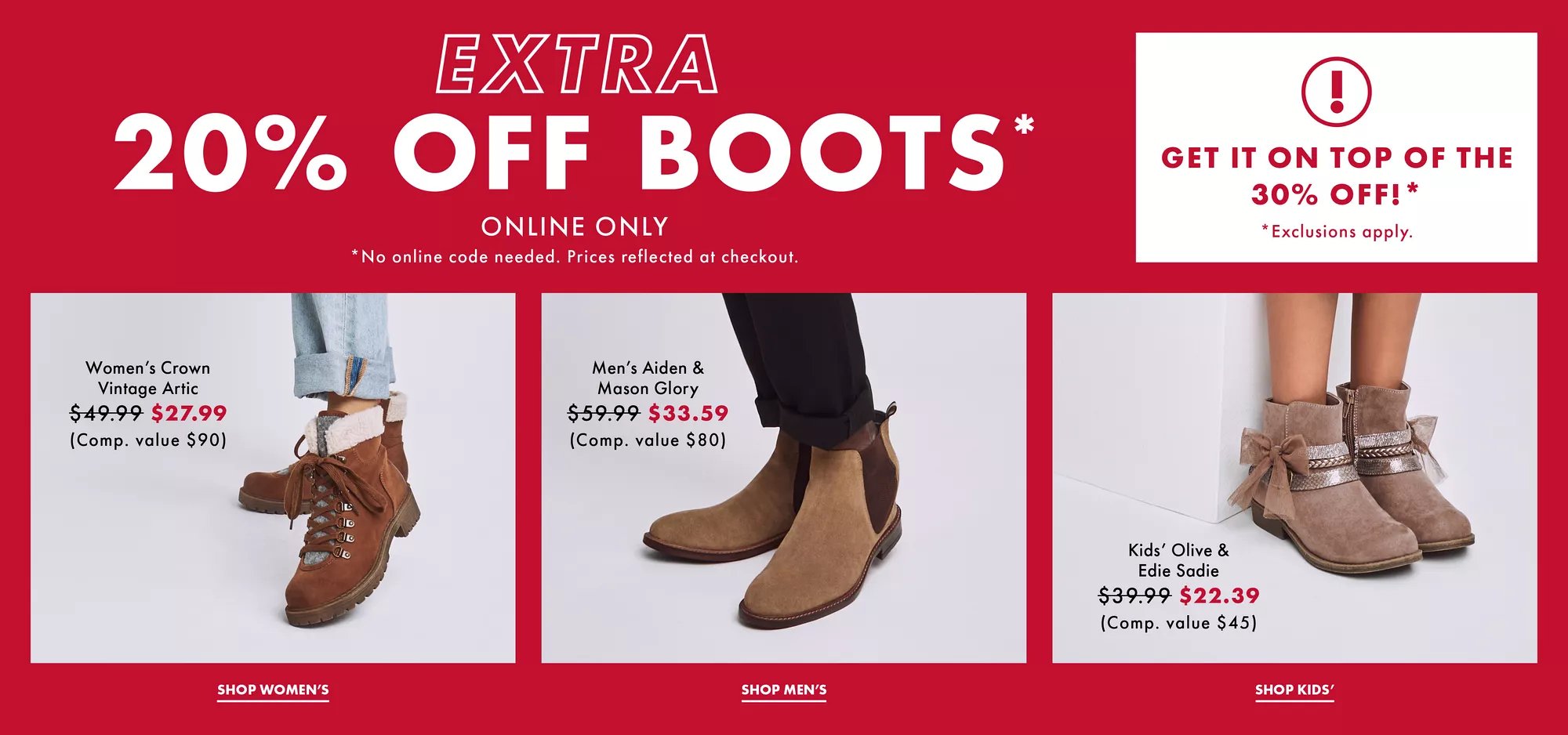 online shopping boots low price