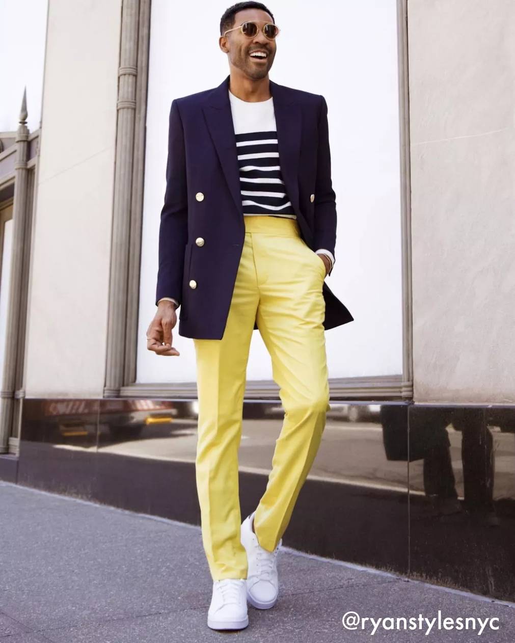Featuring @ryanstylesnyc. Click to shop men's court sneakers.