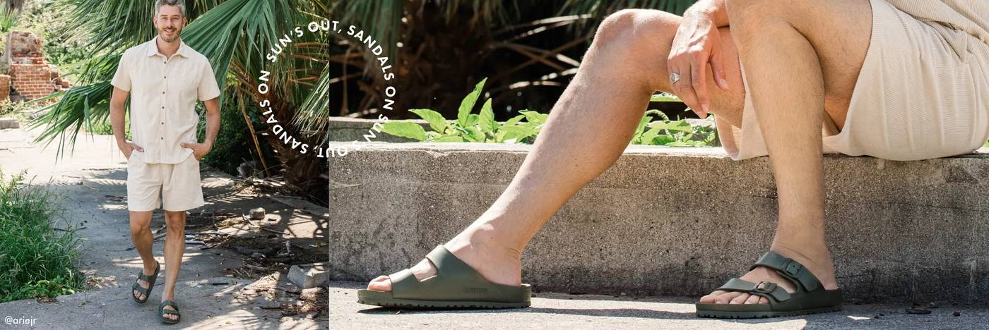 Designer flip-flops for men - Jane de Boy