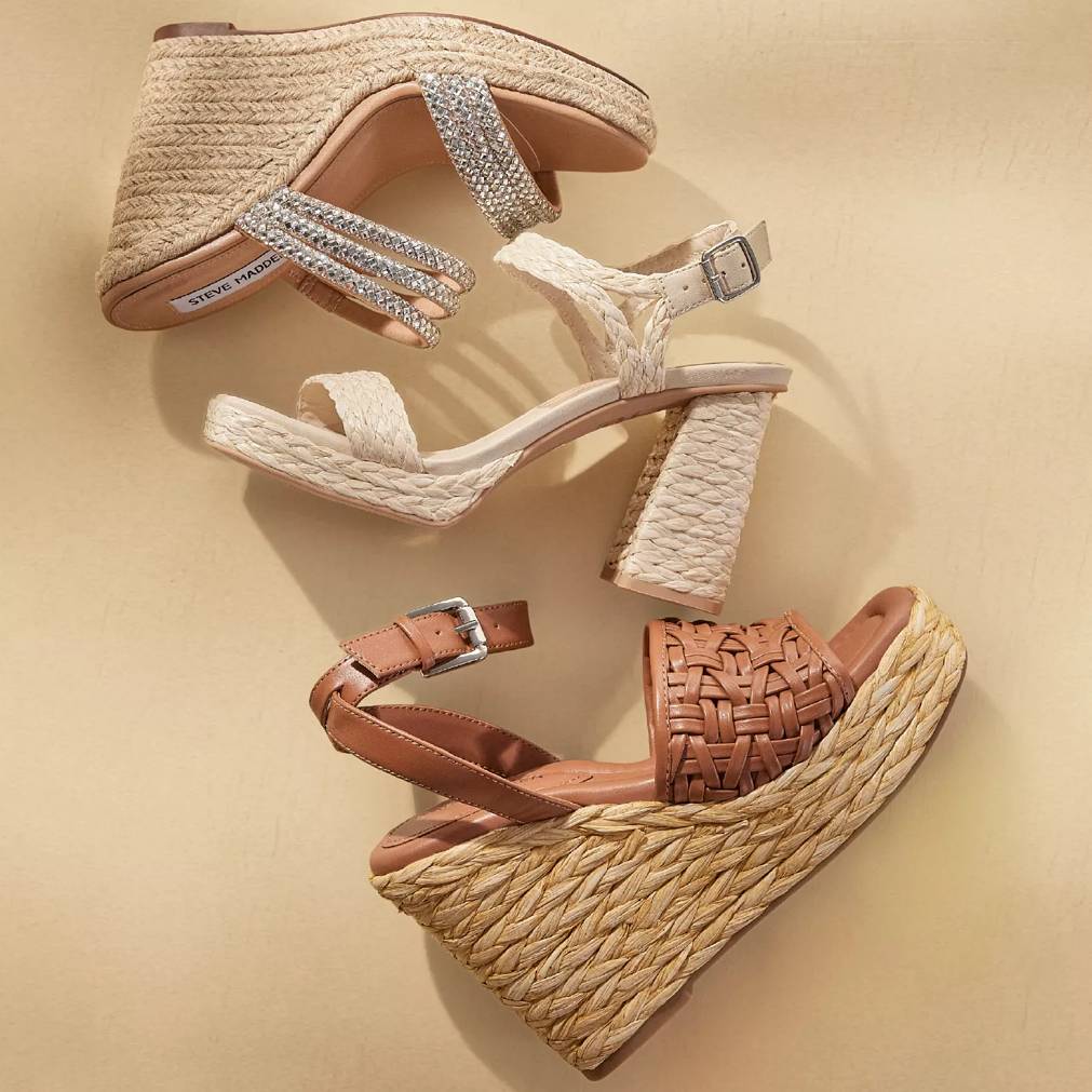 Wedge sandals for hot sale beach wedding