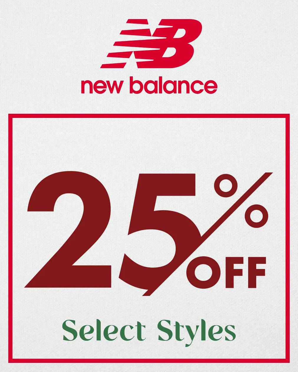 New balance coupon in store best sale