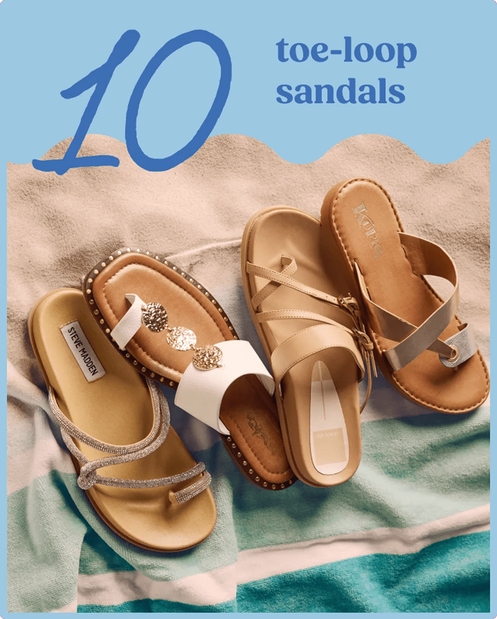Shop our collection of toe-loop sandals