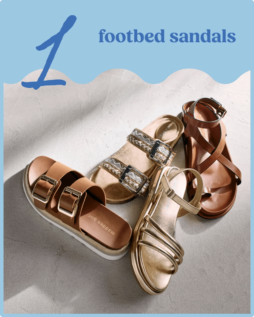 click to shop footbed sandals