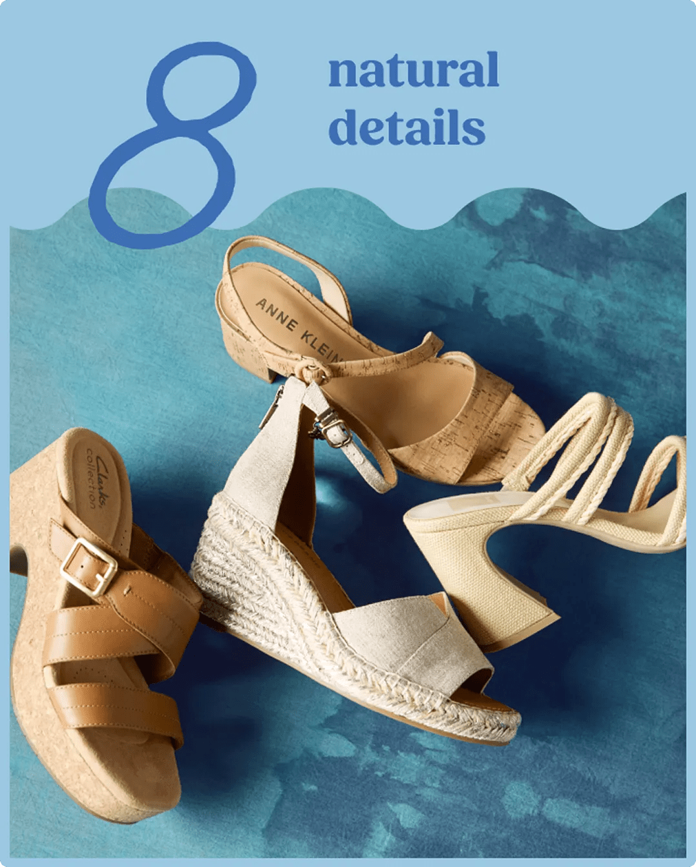 Shop our selection of natural detail shoes.