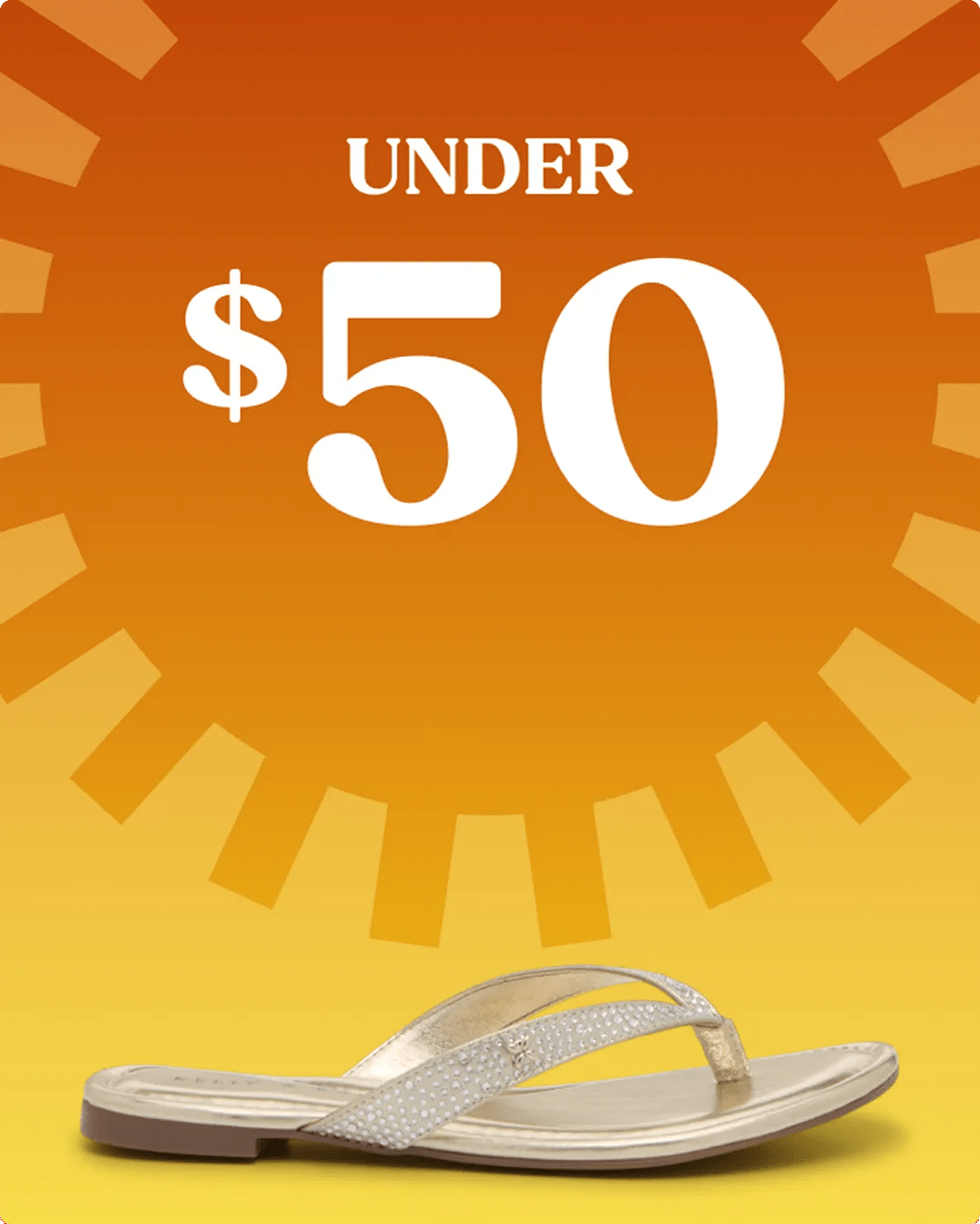 Sandals under $50.