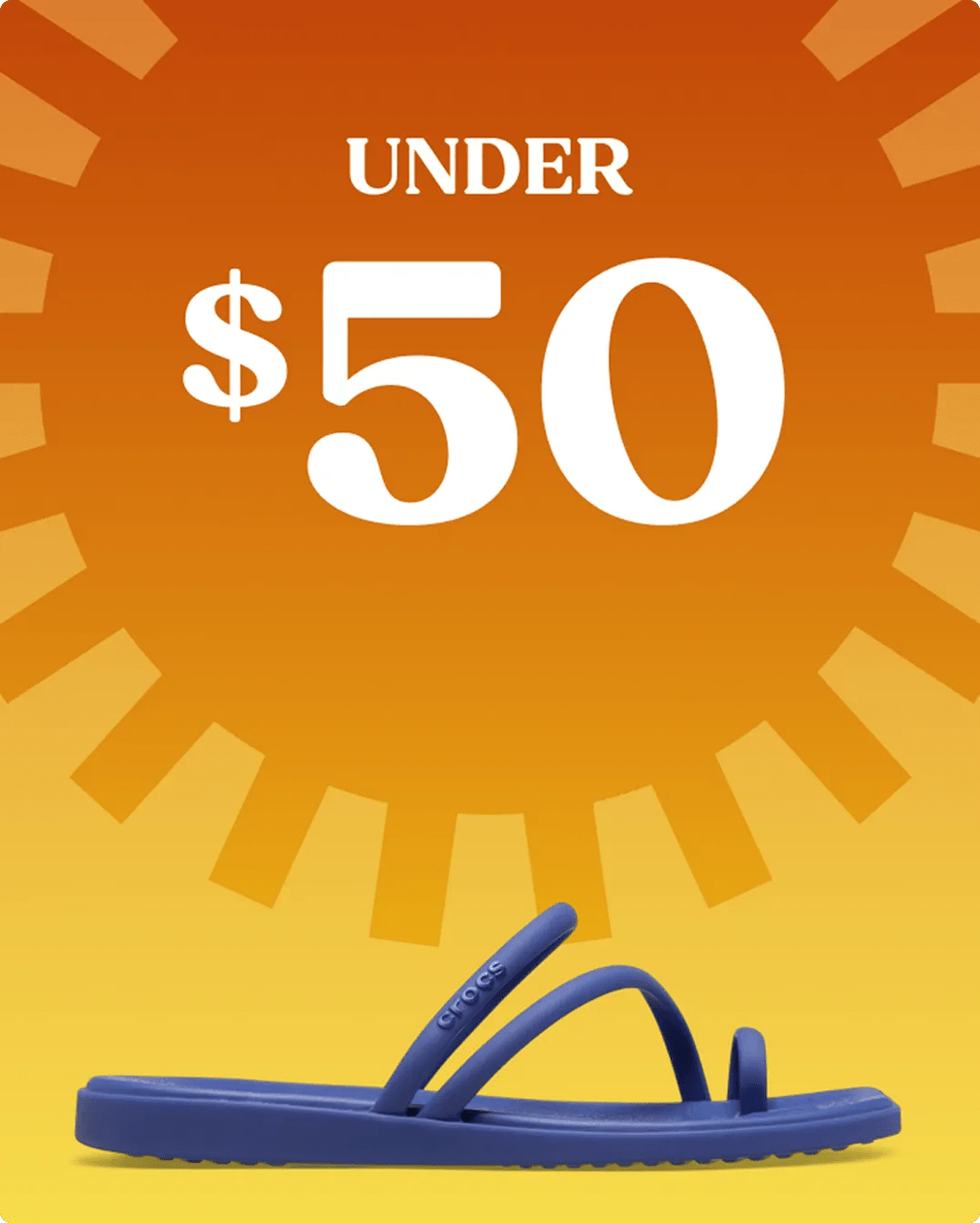 Crocs Styles Under $50.