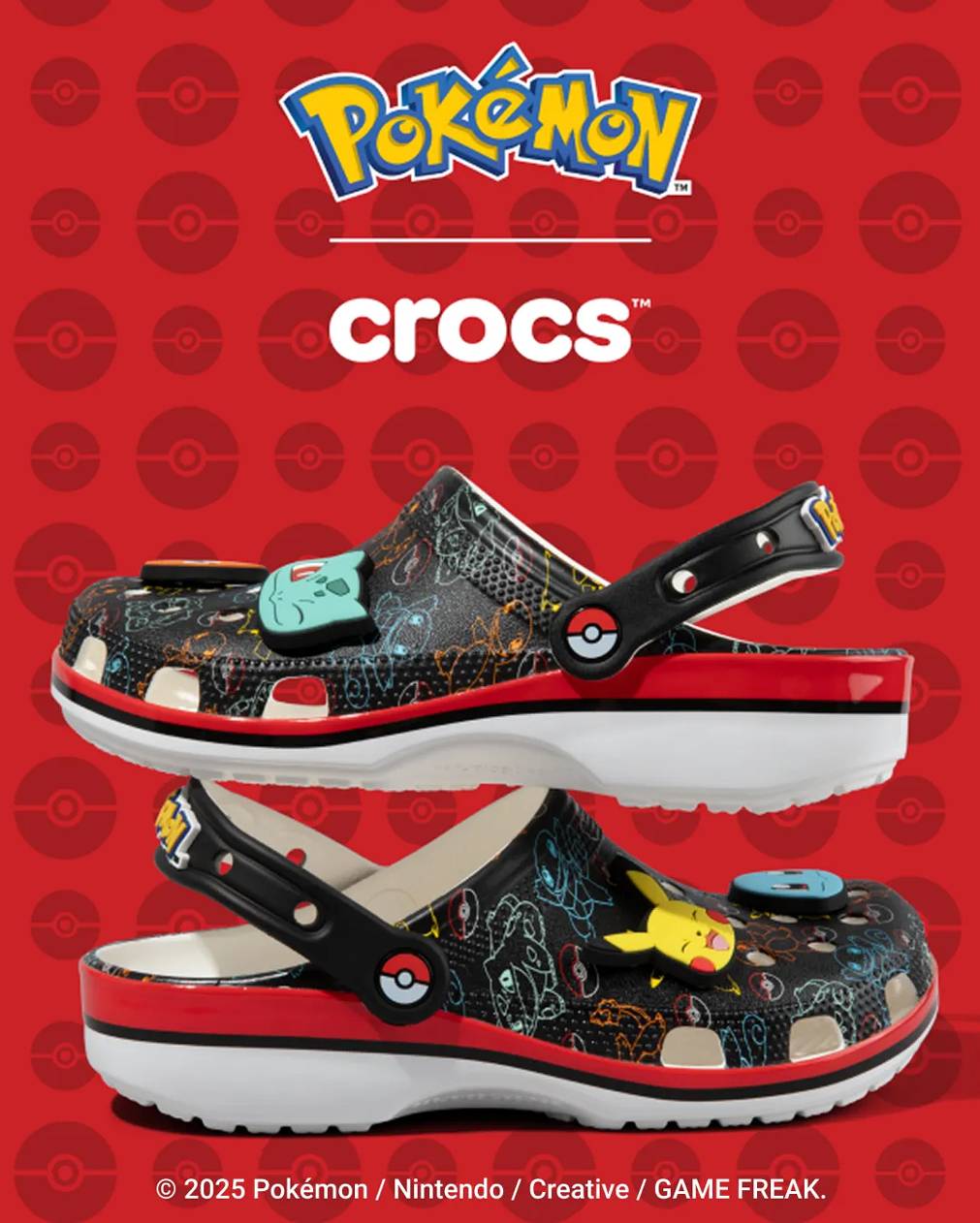 Click to shop the Pokemon Crocs Drop