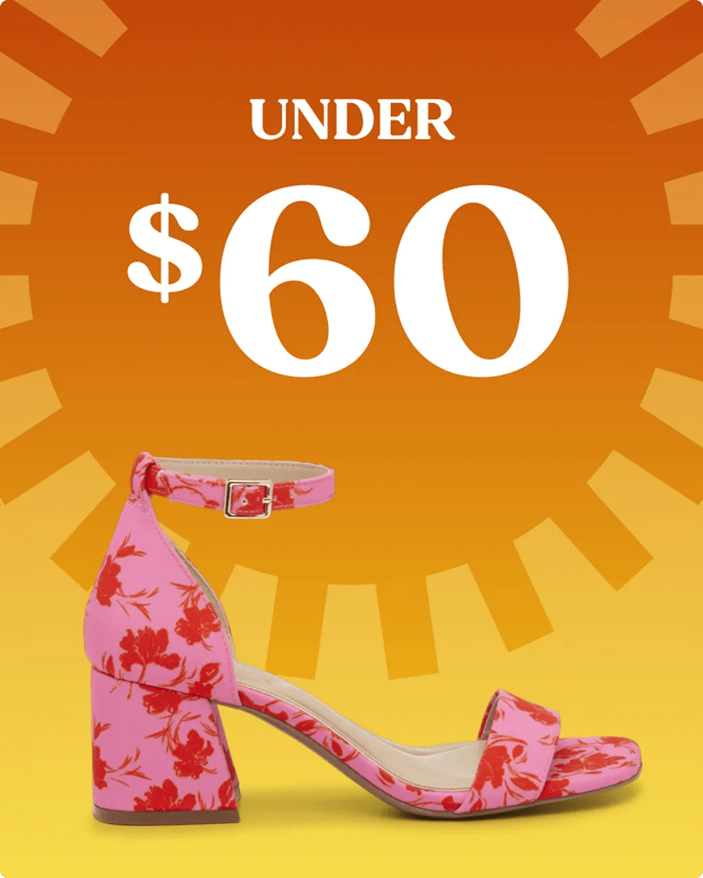 Featuring a women's dress sandal. Click to shop Women's Dress Sandals Under $60