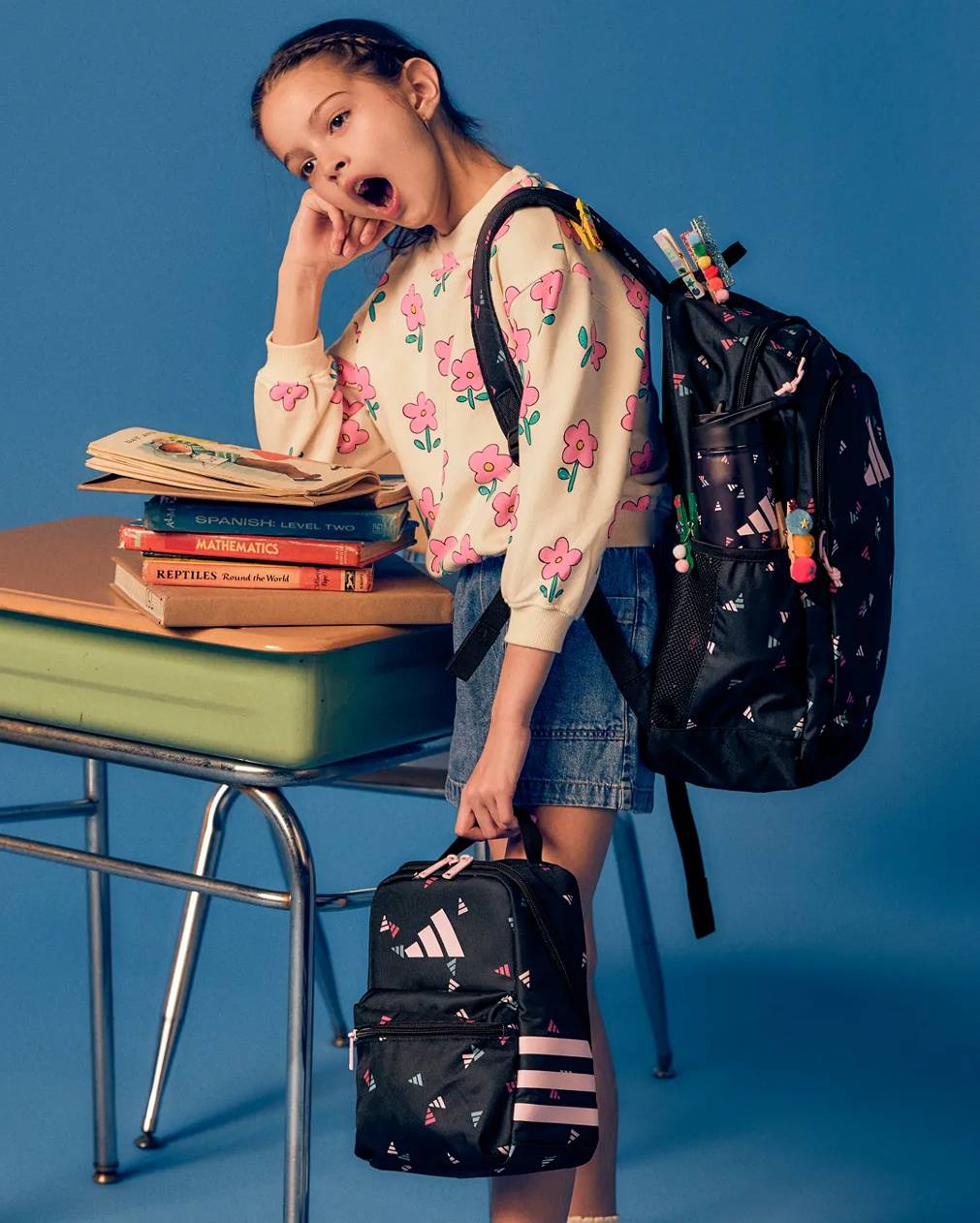 Featuring an adidas backpack and lunch box. Click to shop back to school accessories at DSW Designer Shoe Warehouse.