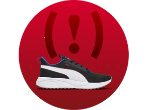 Featuring a men's athletic style.
