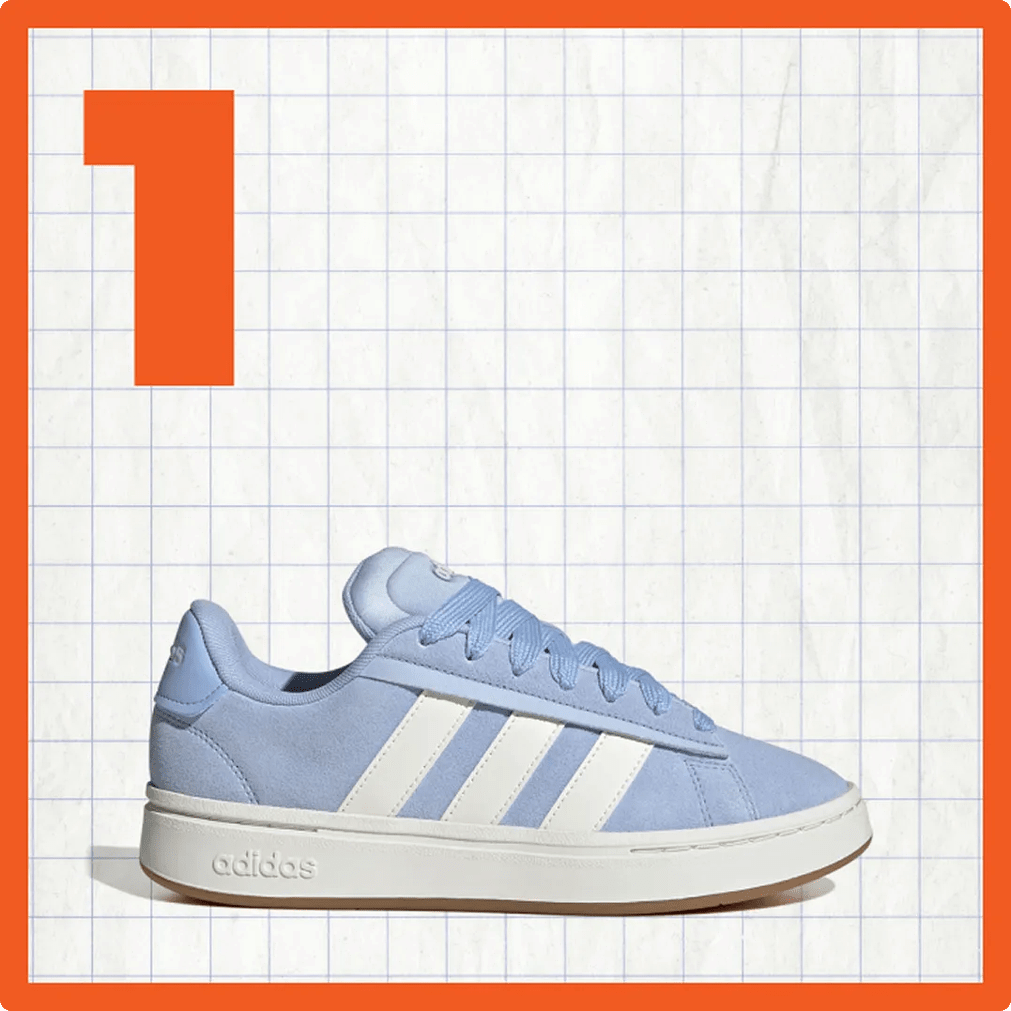 Featuring the adidas Grand Court Alpha '00s. Click to shop this shoe.