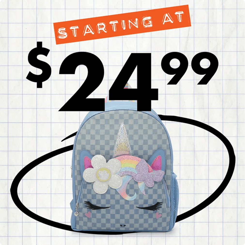 Featuring a multicolor unicornn backpack from DSW.