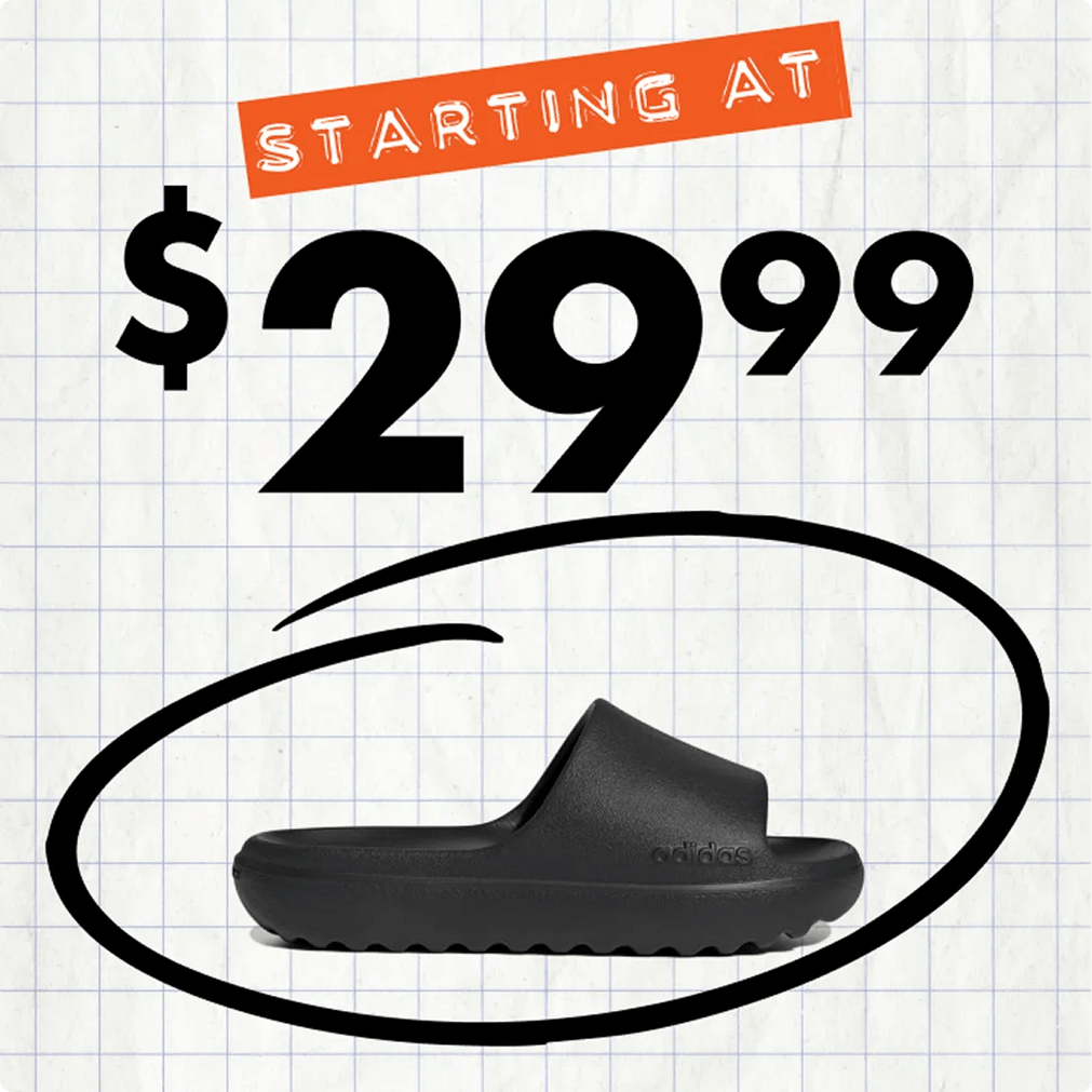 Featuring a kids' black sandal from DSW.