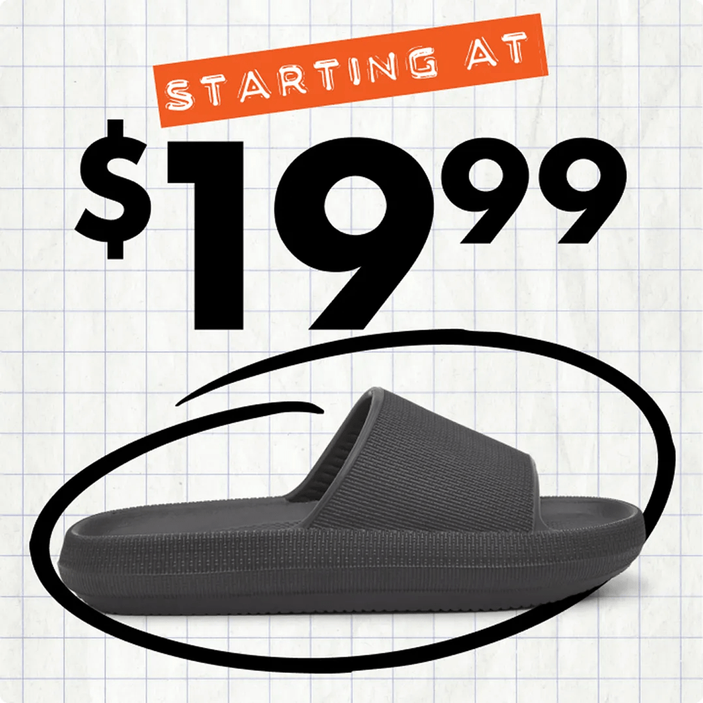 Featuring a men's black sandal from DSW.