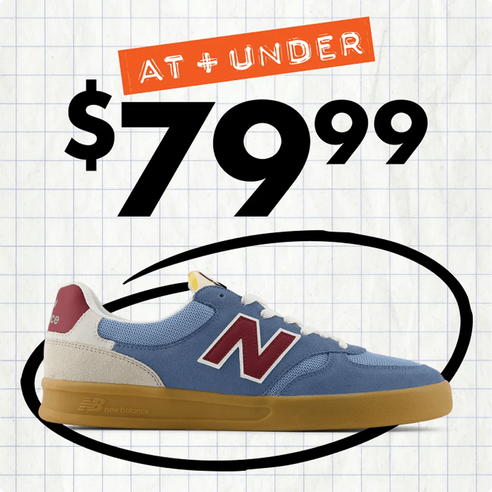 Featuring a blue and burgundy Nike sneaker from DSW.