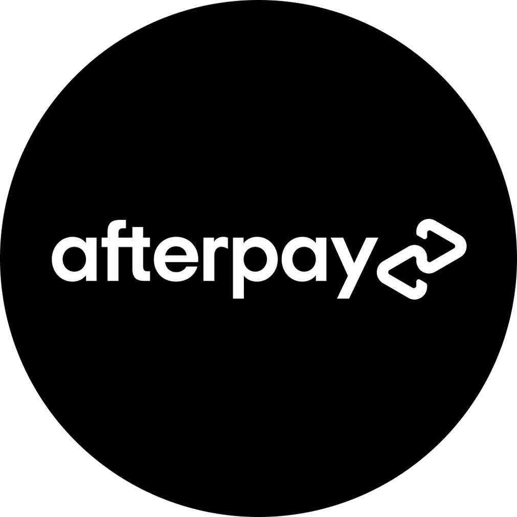 Featuring the afterpay logo.