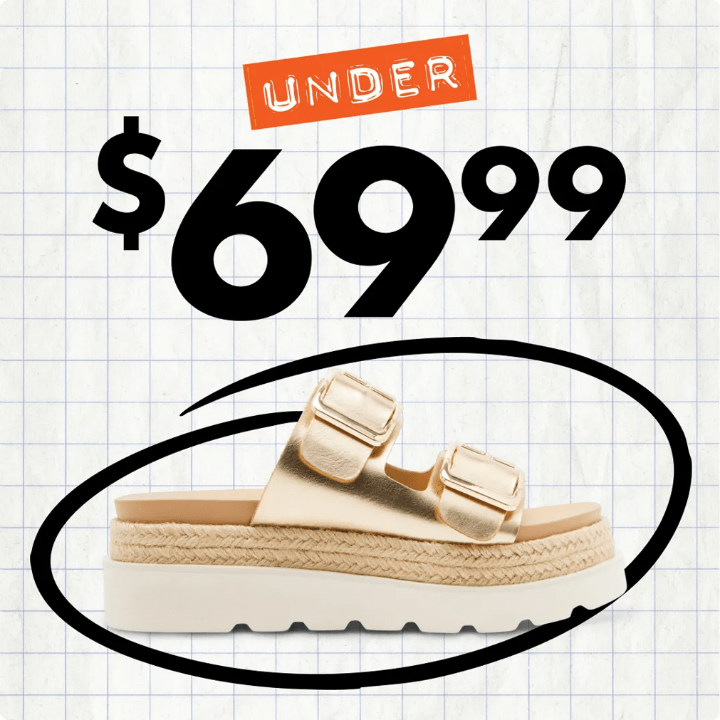 Featuring a neutral colored footbed sandal from DSW.