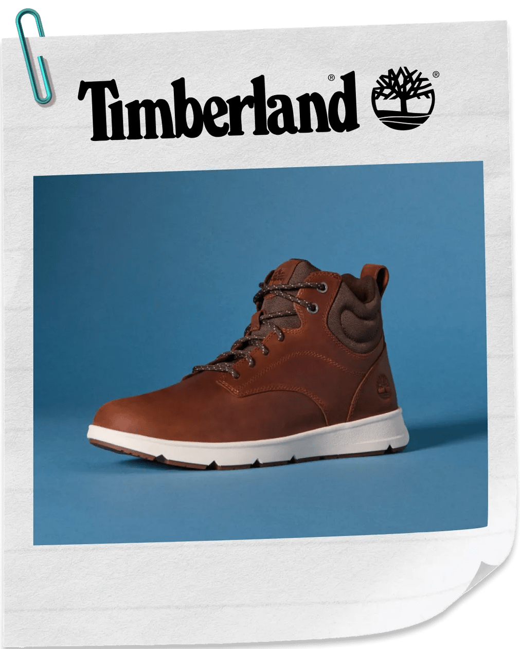 Featuring a men's Timberland style