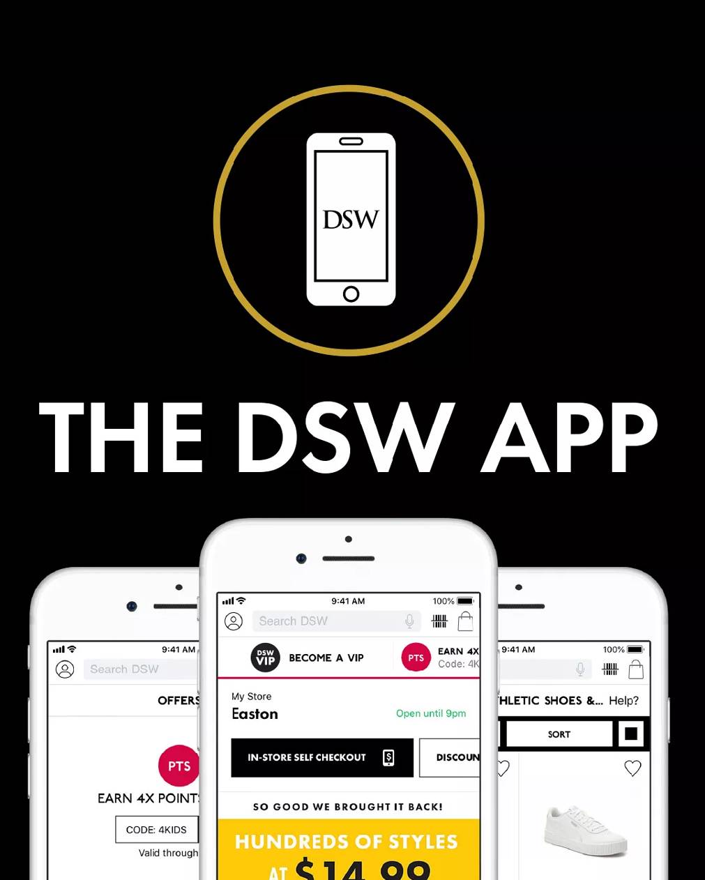 DSW App DSW Mobile App for iOS Android DSW