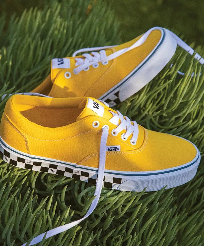 mens yellow vans