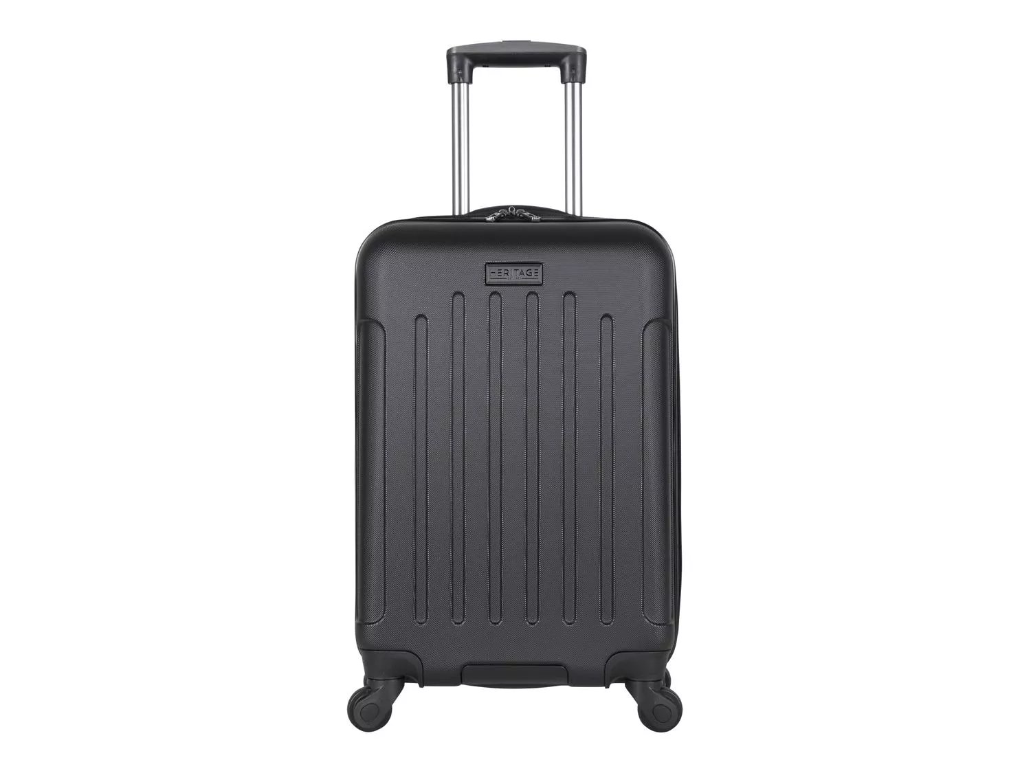 white hard shell suitcase