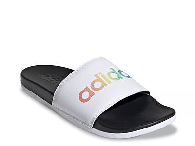 Adidas adilette cloudfoam sale women's slide sandals