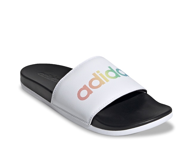 please confirm bride Proof adidas Adilette Comfort Pride Slide Sandal - Free Shipping | DSW