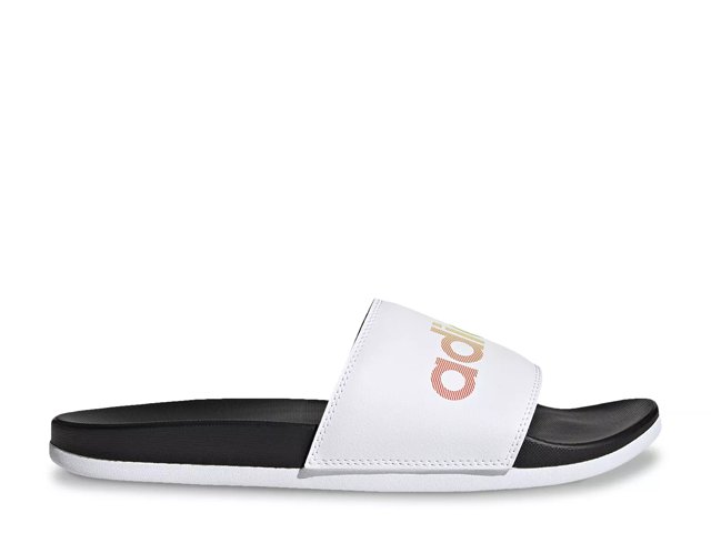 Adidas pride adilette slider sandals in white cheap