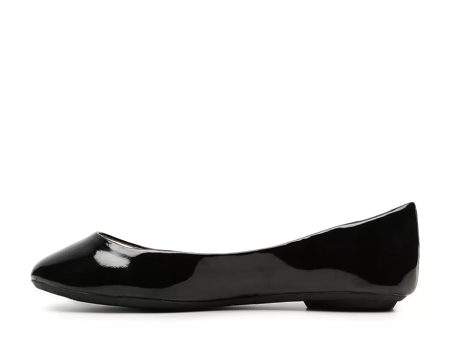 steve madden black patent leather flats