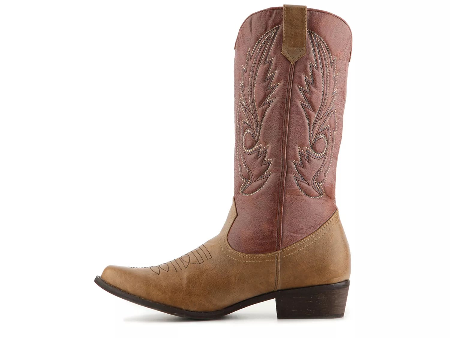 null Coconuts Gaucho Two Tone Western Boot DSW