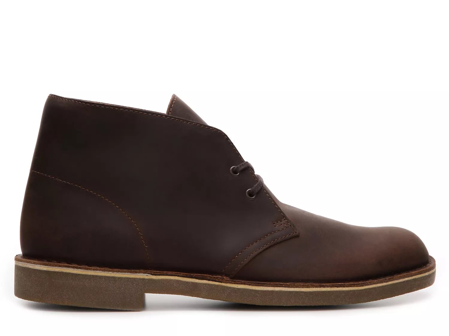 clarks men's bushacre 2 chukka boot dark tan leather