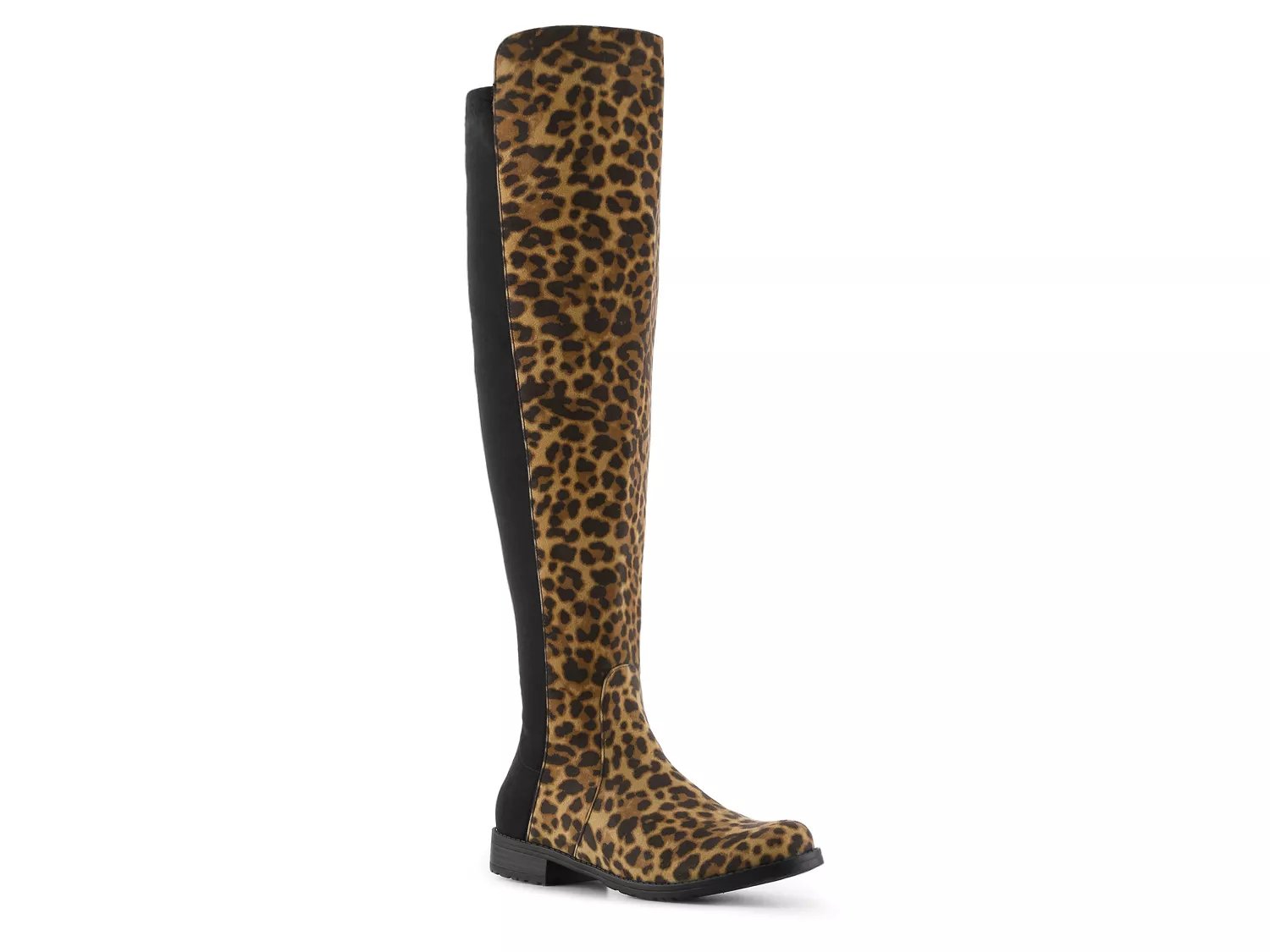 Leopard print boots dsw sale