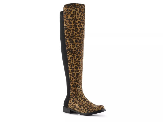 Leopard print boots dsw top