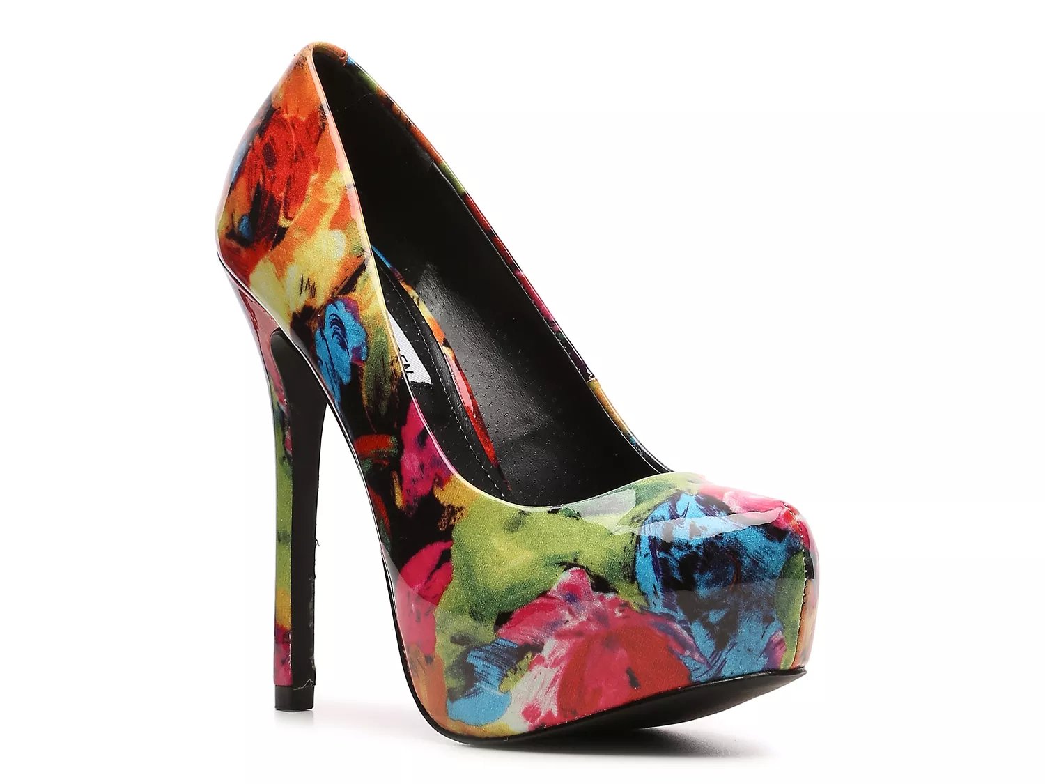 steve madden floral pumps