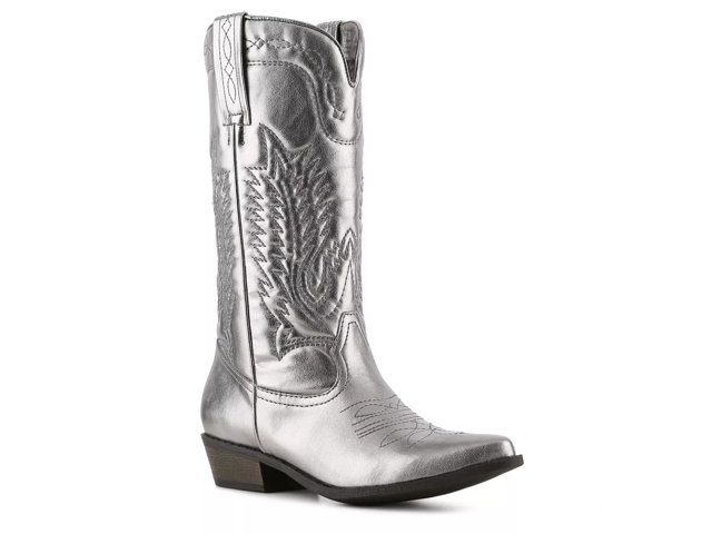 Coconuts Rancho Metallic Cowboy Boot Free Shipping DSW