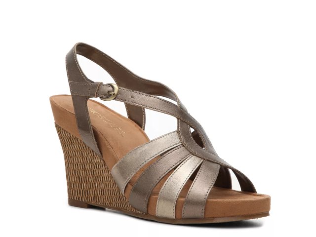 Aerosoles lux plush wedge sandal sales