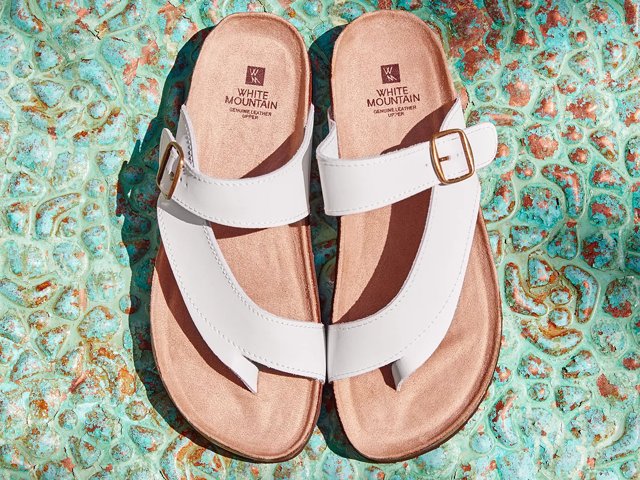 White mountain white on sale sandals