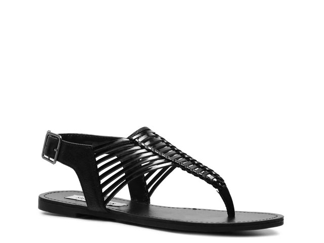 Dsw black flat clearance sandals